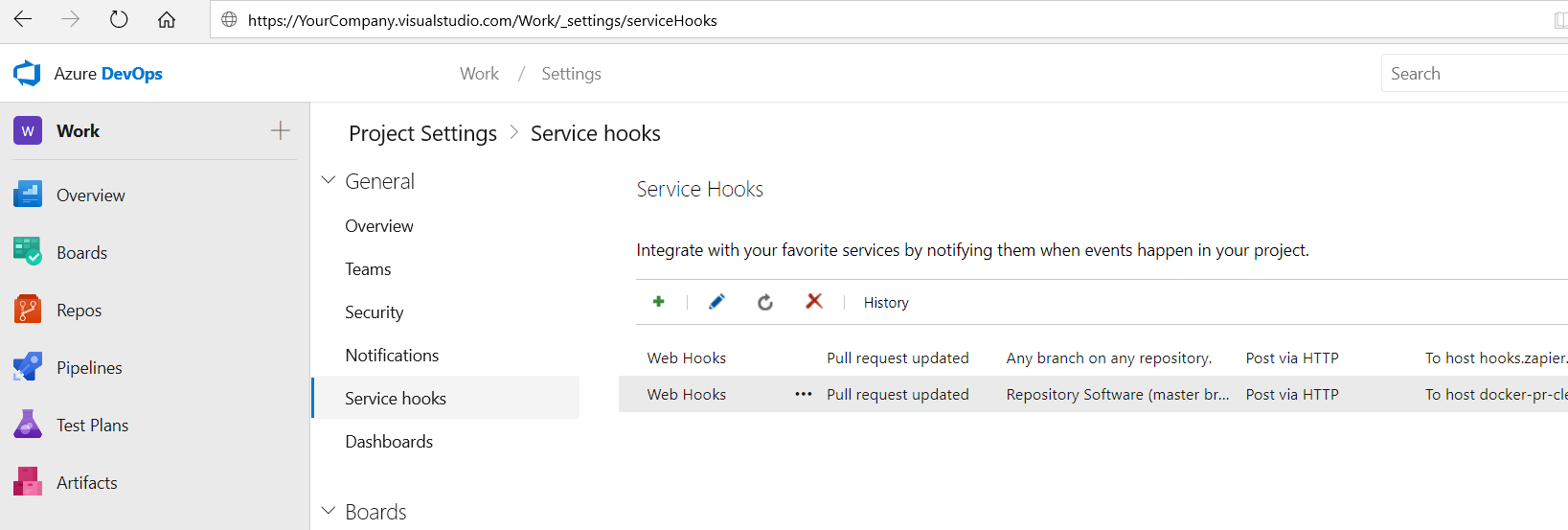 ServiceHook